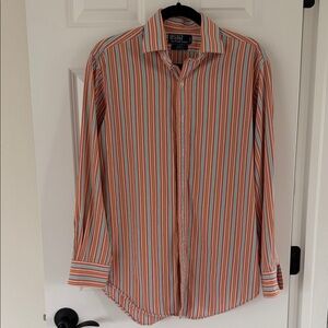 Polo by Ralph Lauren Multicolor Striped Regent Classic Fit Button Down Shirt